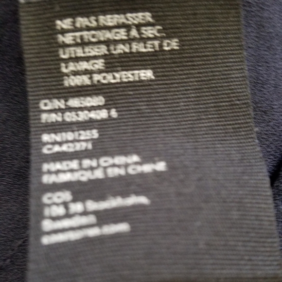 COS Navy Blue Sleeveless Maxi Dress - Picture 15 of 15